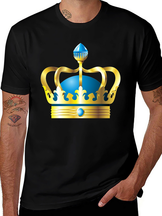 Royal Crown Graphic Tee - Black