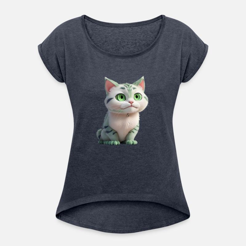3D Animation Style beautiful cat