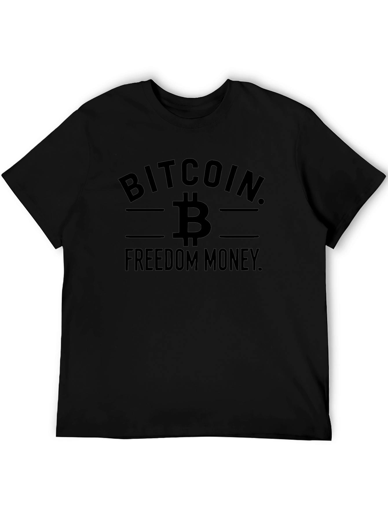 Bitcoin Freedom Money Graphic T-Shirt