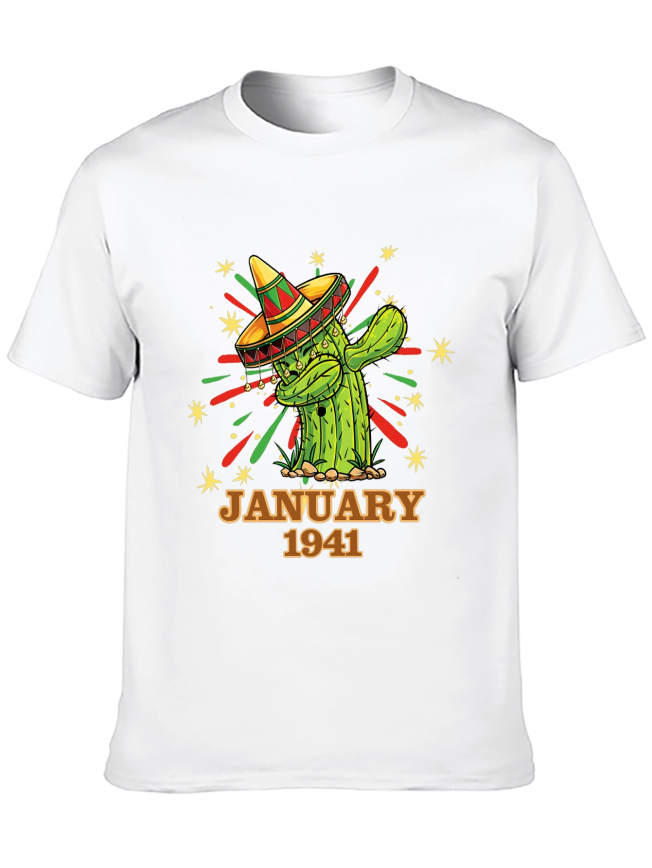 January 1941 Cactus Sombrero Graphic Tee