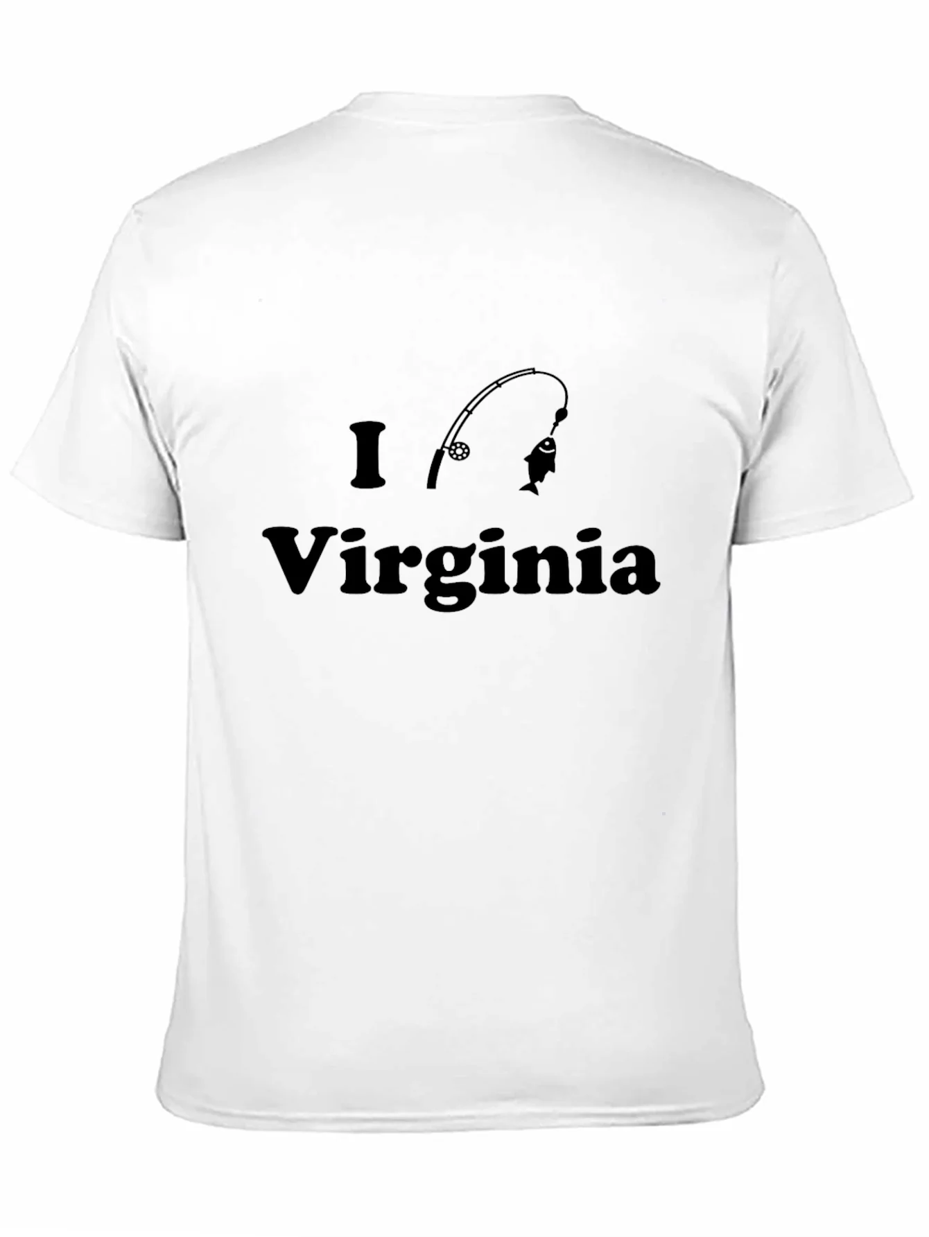 I Love Virginia Fishing T-Shirt