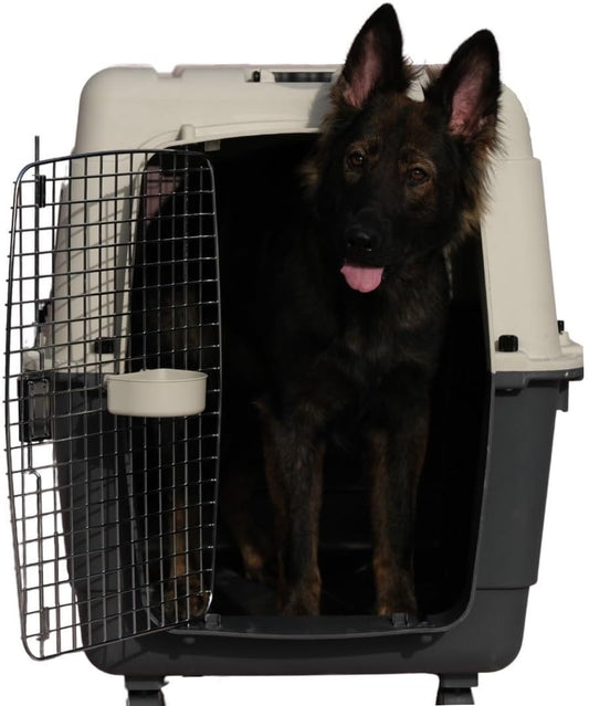 - 40" Heavy Duty Flight Crate Carrier for Dogs, IA - Latest Style
