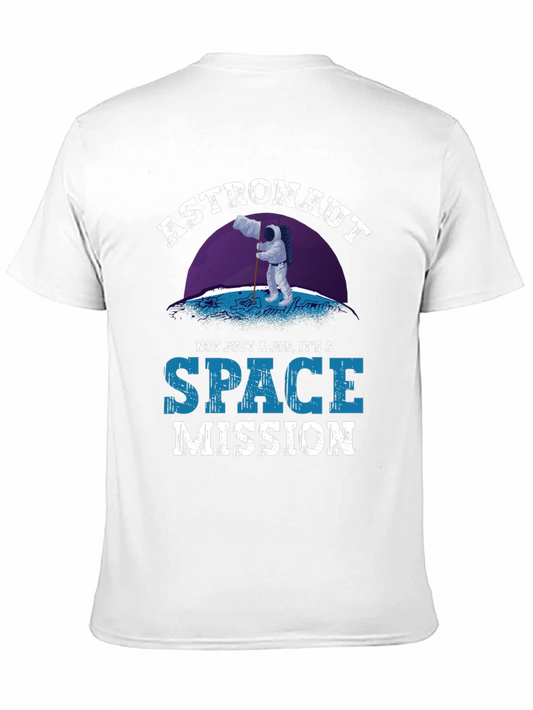 Astronaut Space Mission Graphic T-Shirt