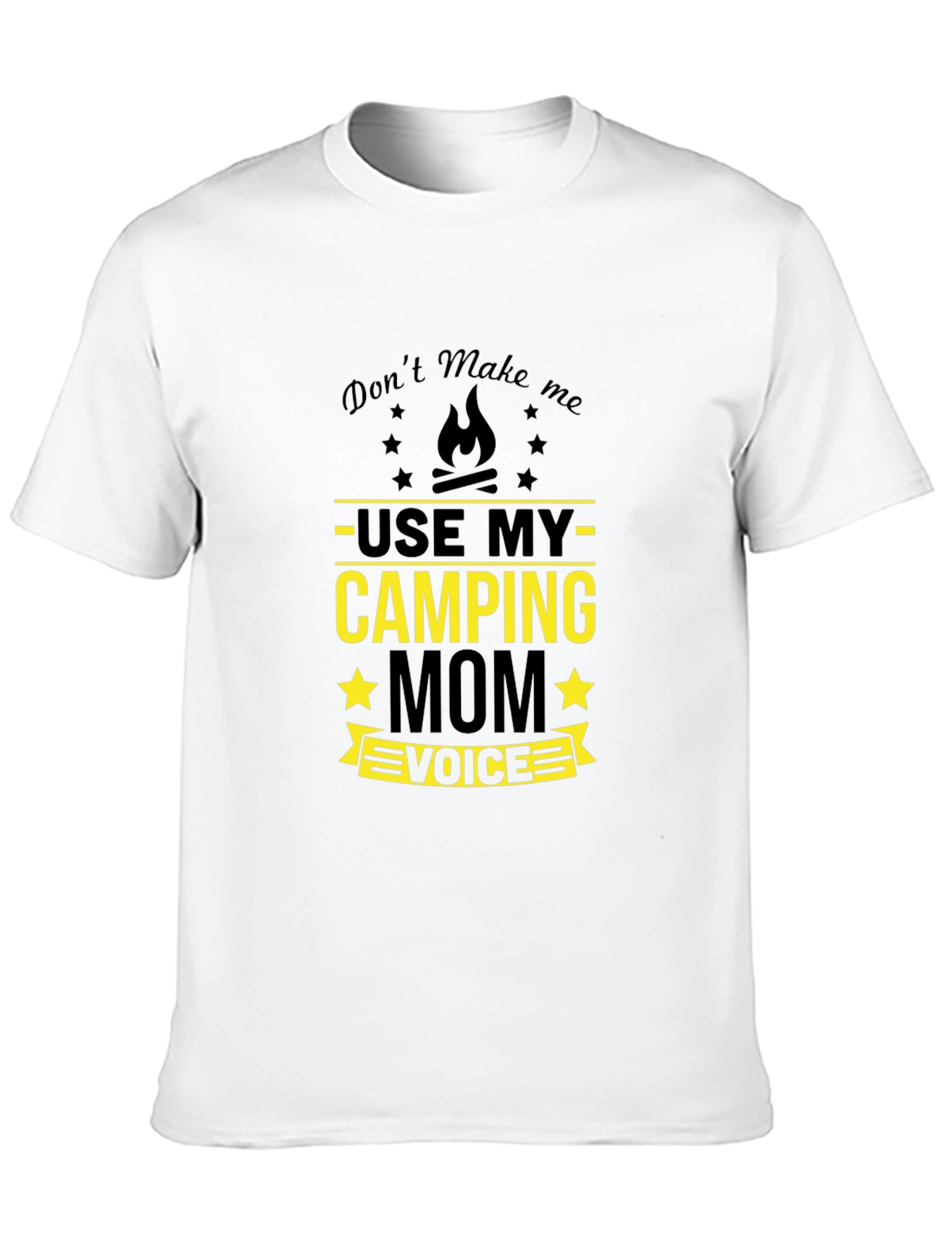 Camping Mom Voice T-Shirt - Funny Camp Shirt