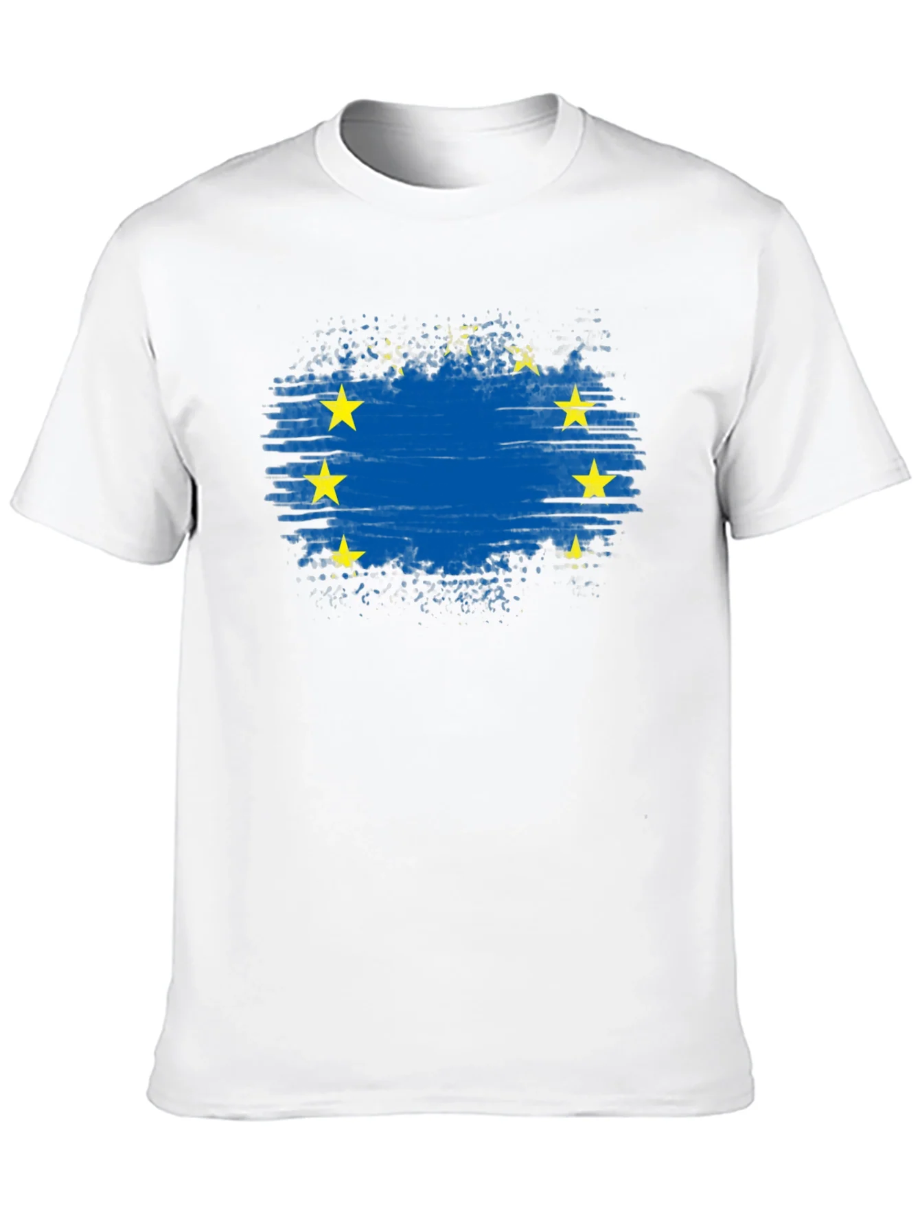 EU Flag Graphic Black T-Shirt