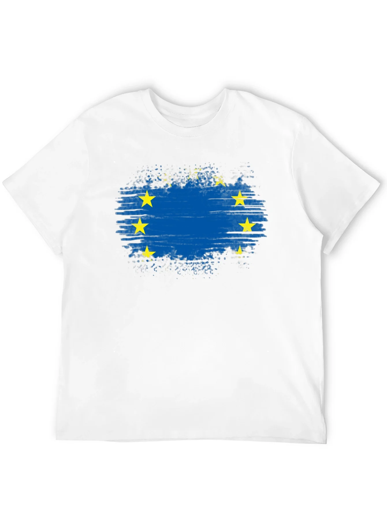 EU Flag Graphic Black T-Shirt