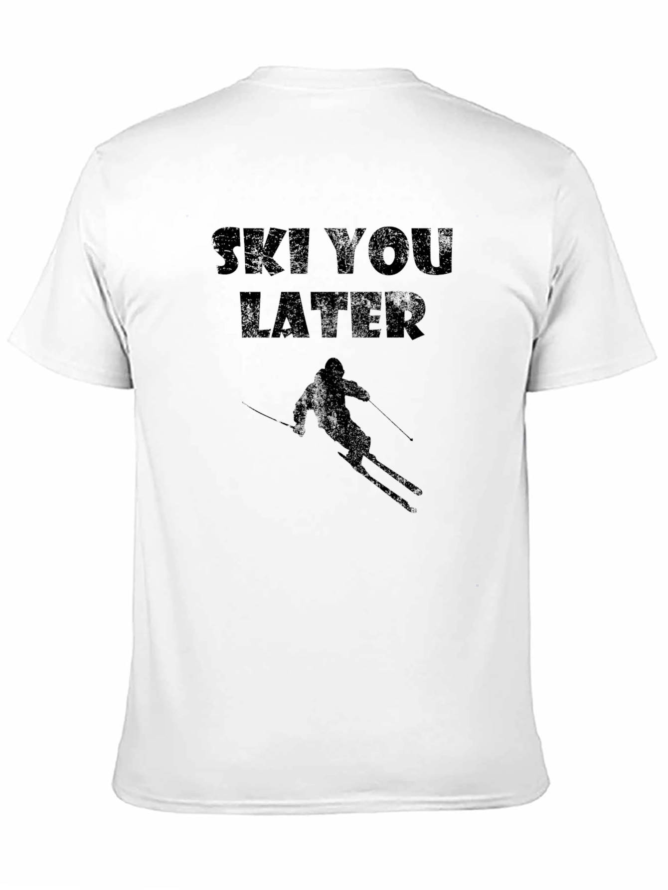 Ski You Later Black Graphic Tee