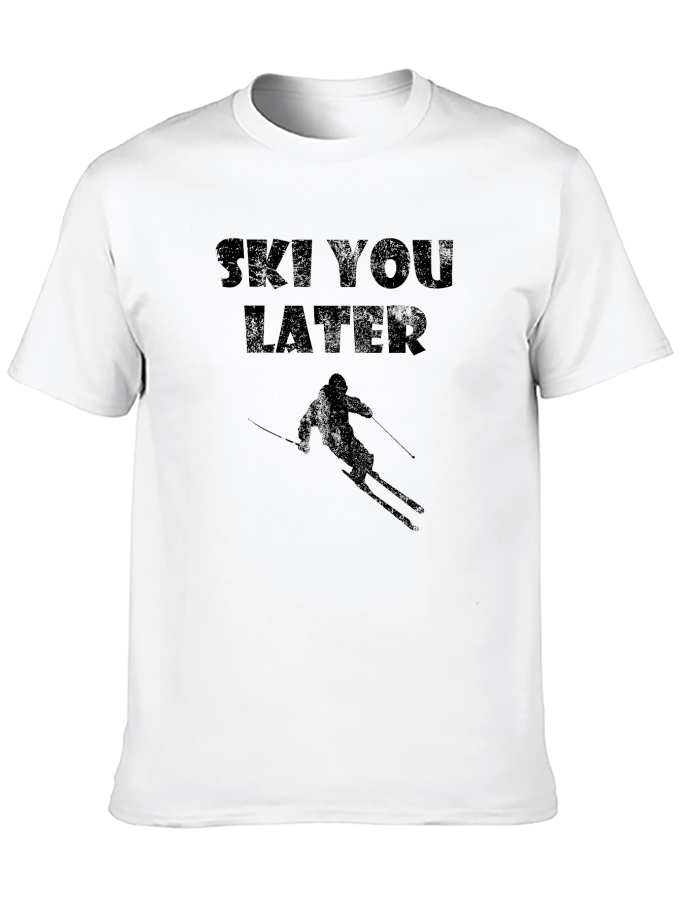 Ski You Later Black Graphic Tee