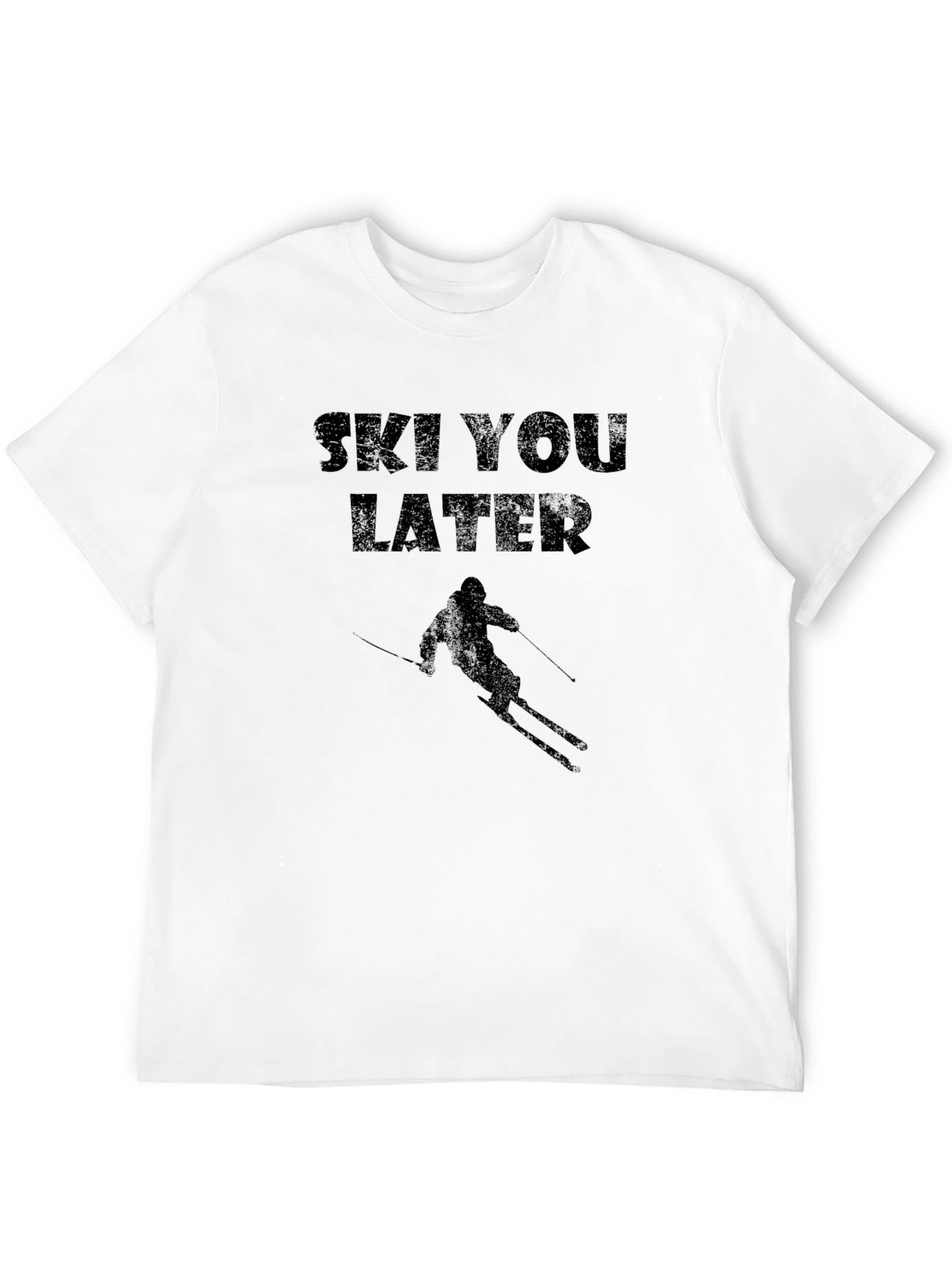 Ski You Later Black Graphic Tee