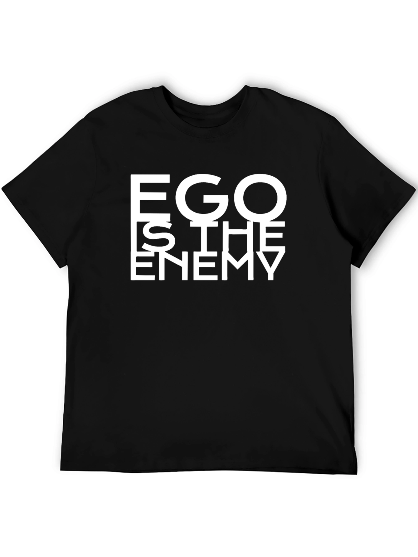 Ego Is The Enemy Black T-Shirt
