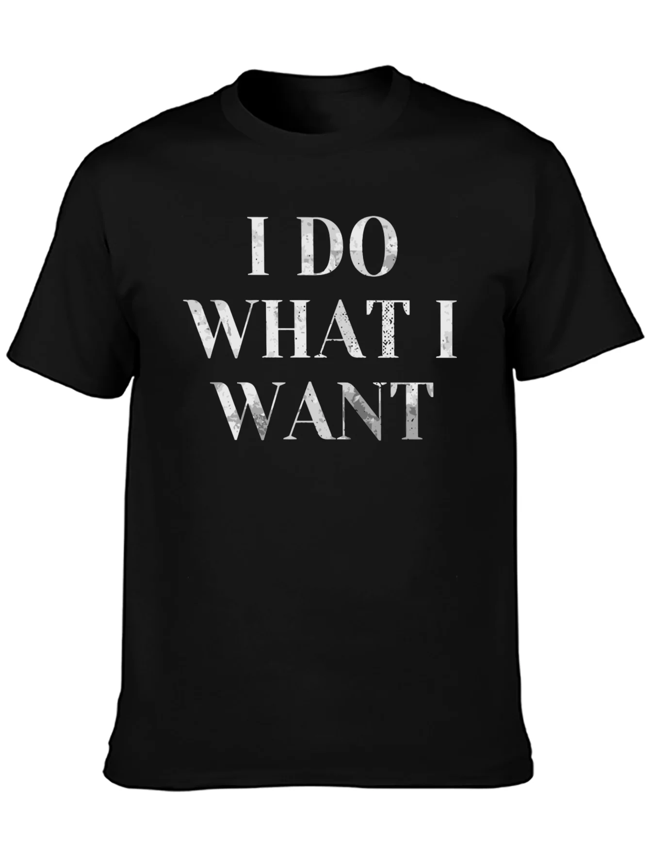 I Do What I Want Graphic T-Shirt - Black