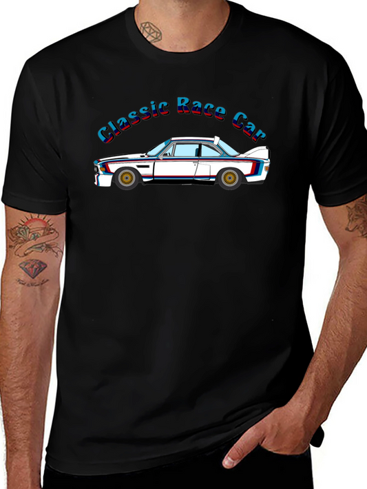 Classic Race Car Graphic Tee - Cool Motorsport Shirt