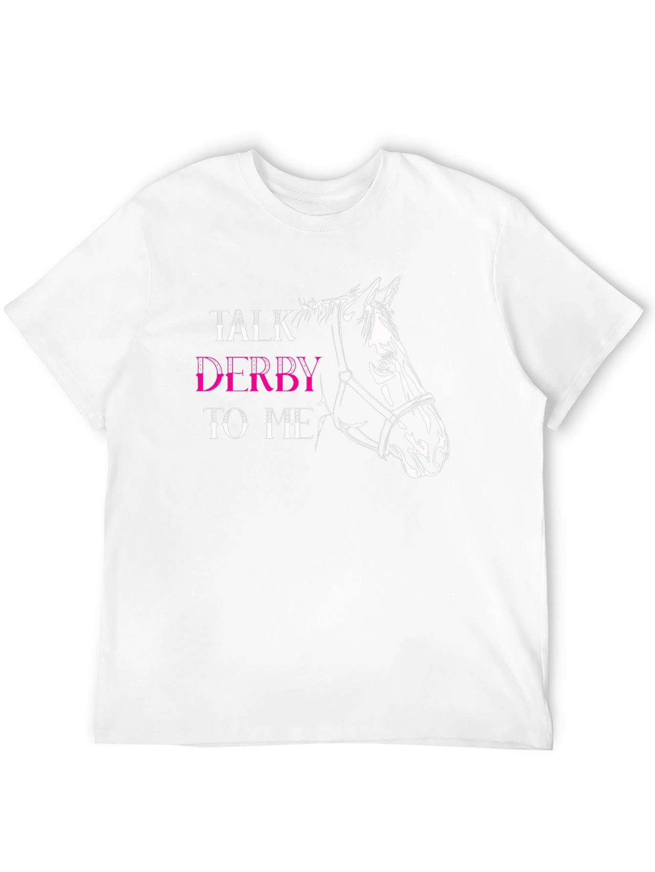 Talk Derby To Me Horse Graphic T-Shirt