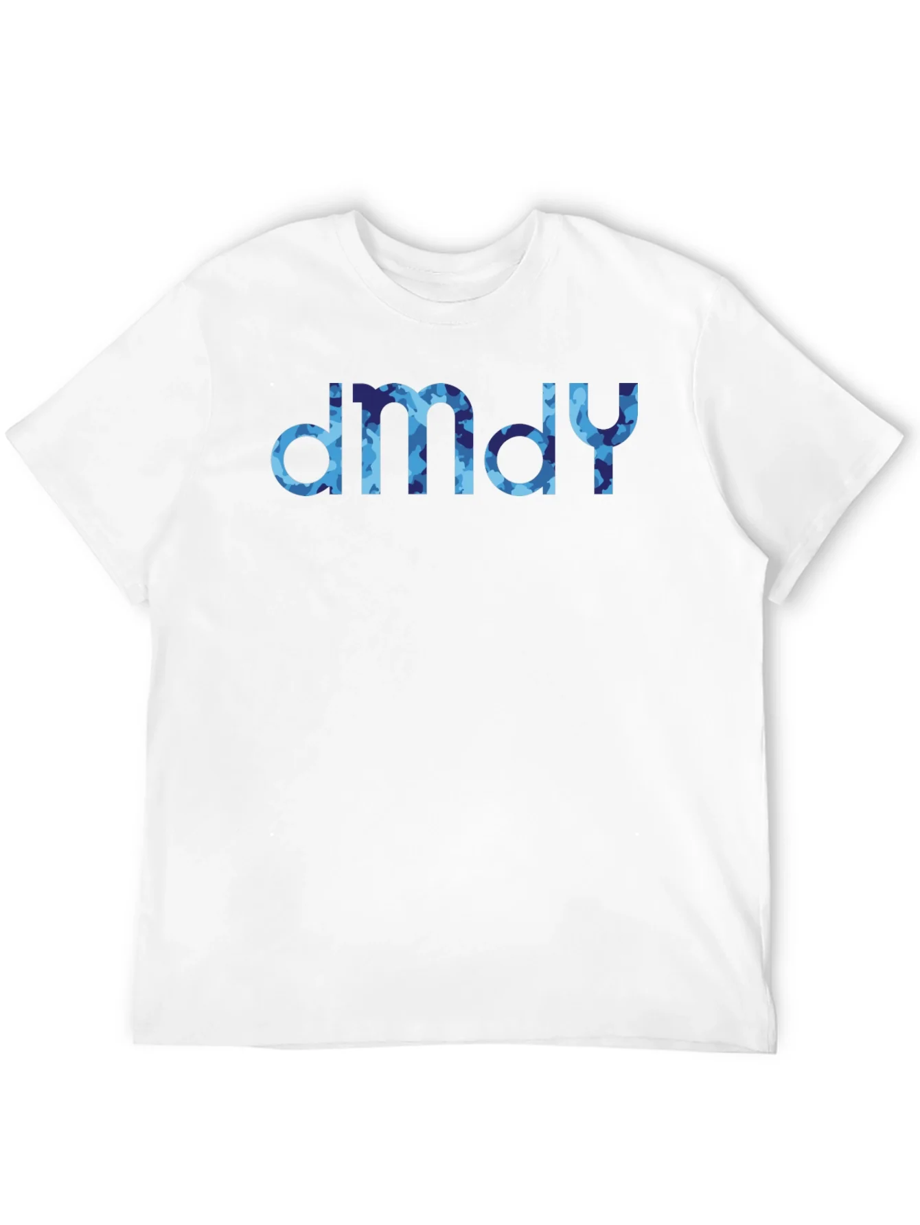 dmdy Camouflage Print Black T-Shirt