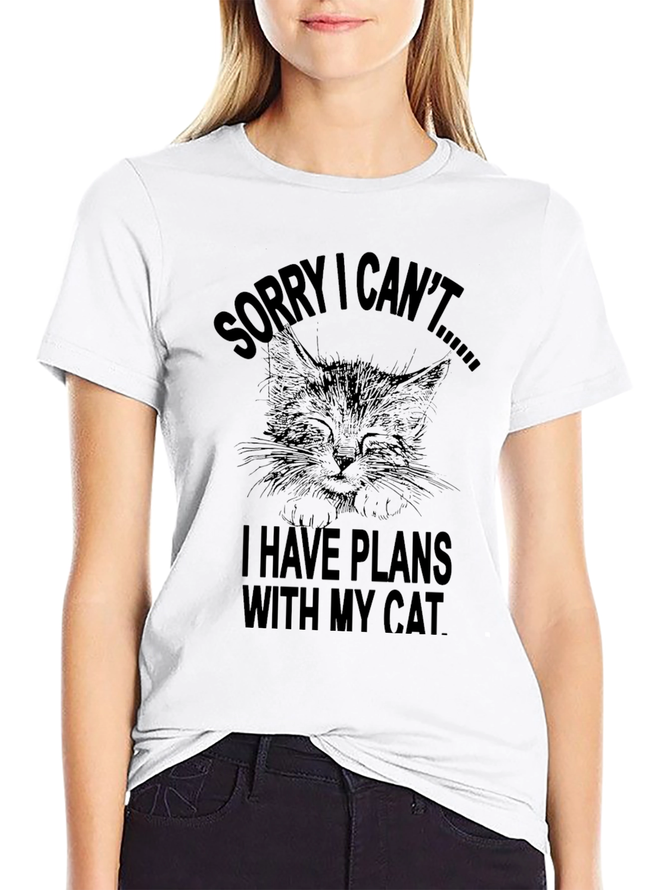 Sorry I Cant Cat T-Shirt