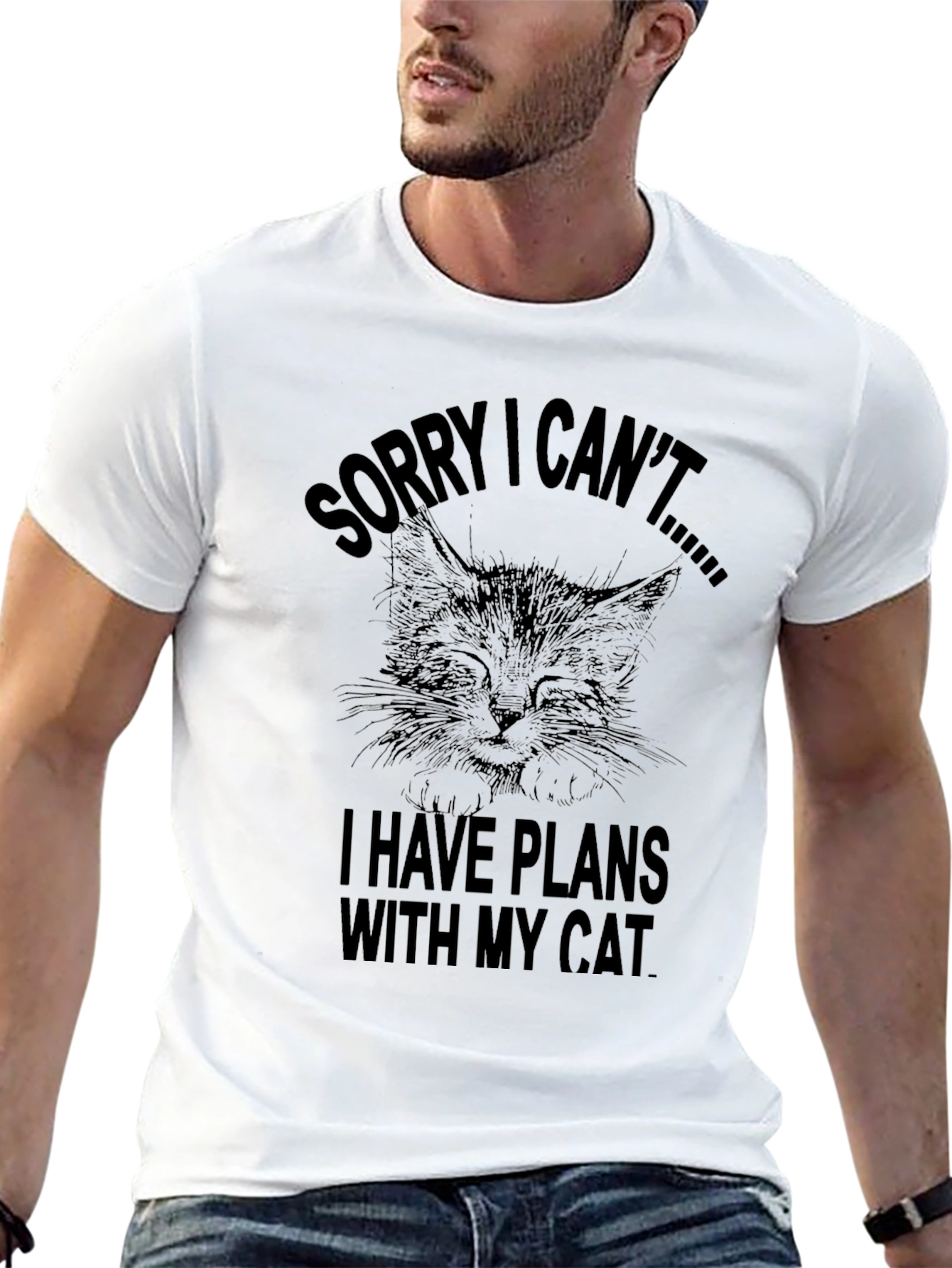 Sorry I Cant Cat T-Shirt