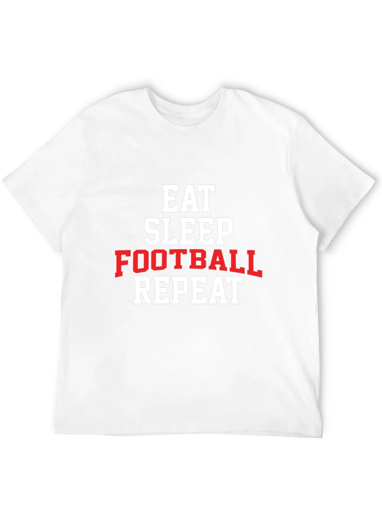 Eat Sleep Football Repeat T-Shirt