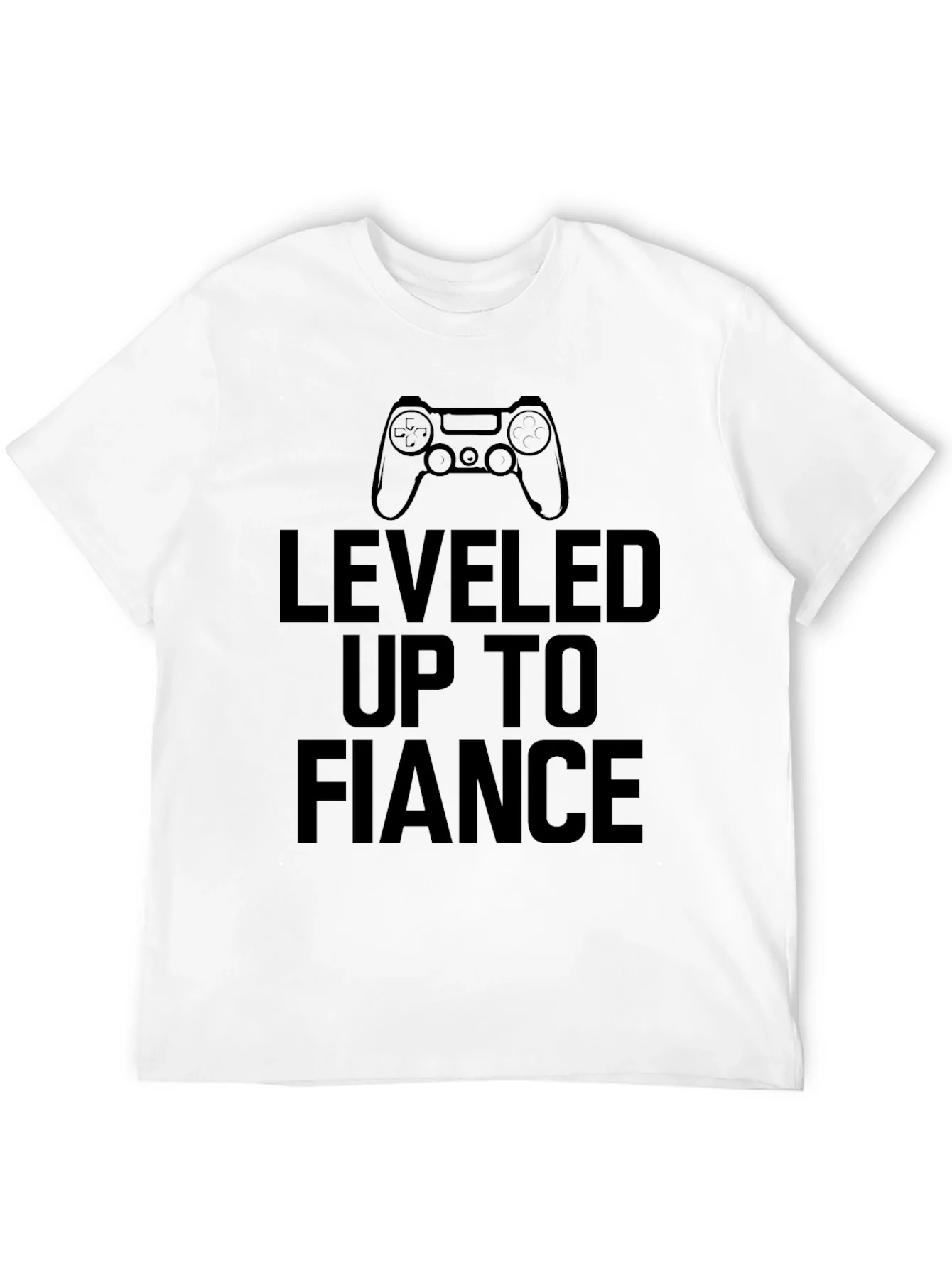 Leveled Up to Fiancé Graphic T-Shirt
