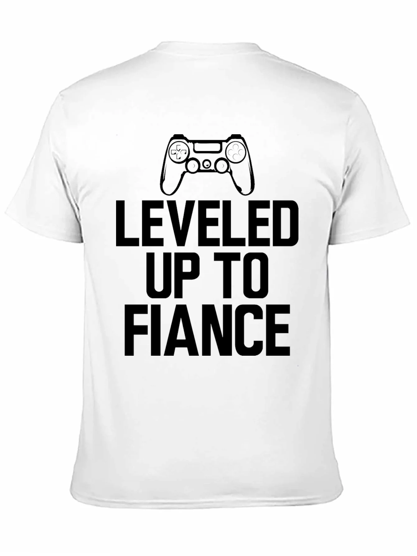 Leveled Up to Fiancé Graphic T-Shirt