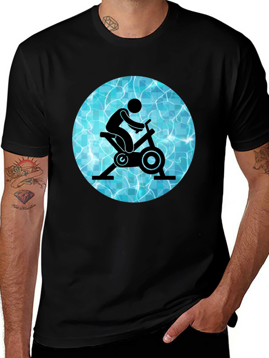 Aqua Cycling Graphic Tee