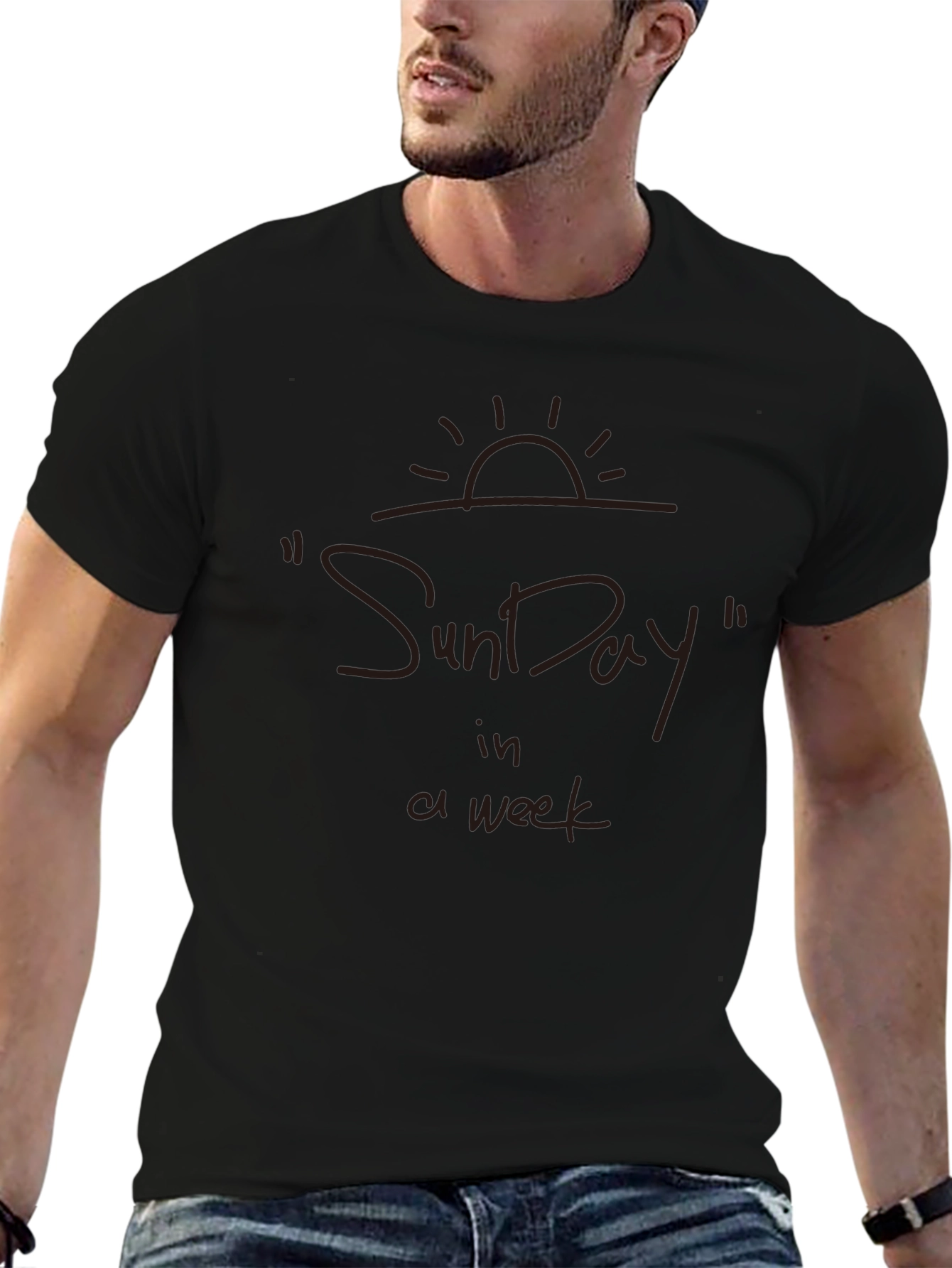 Sunday in a Week Graphic T-Shirt