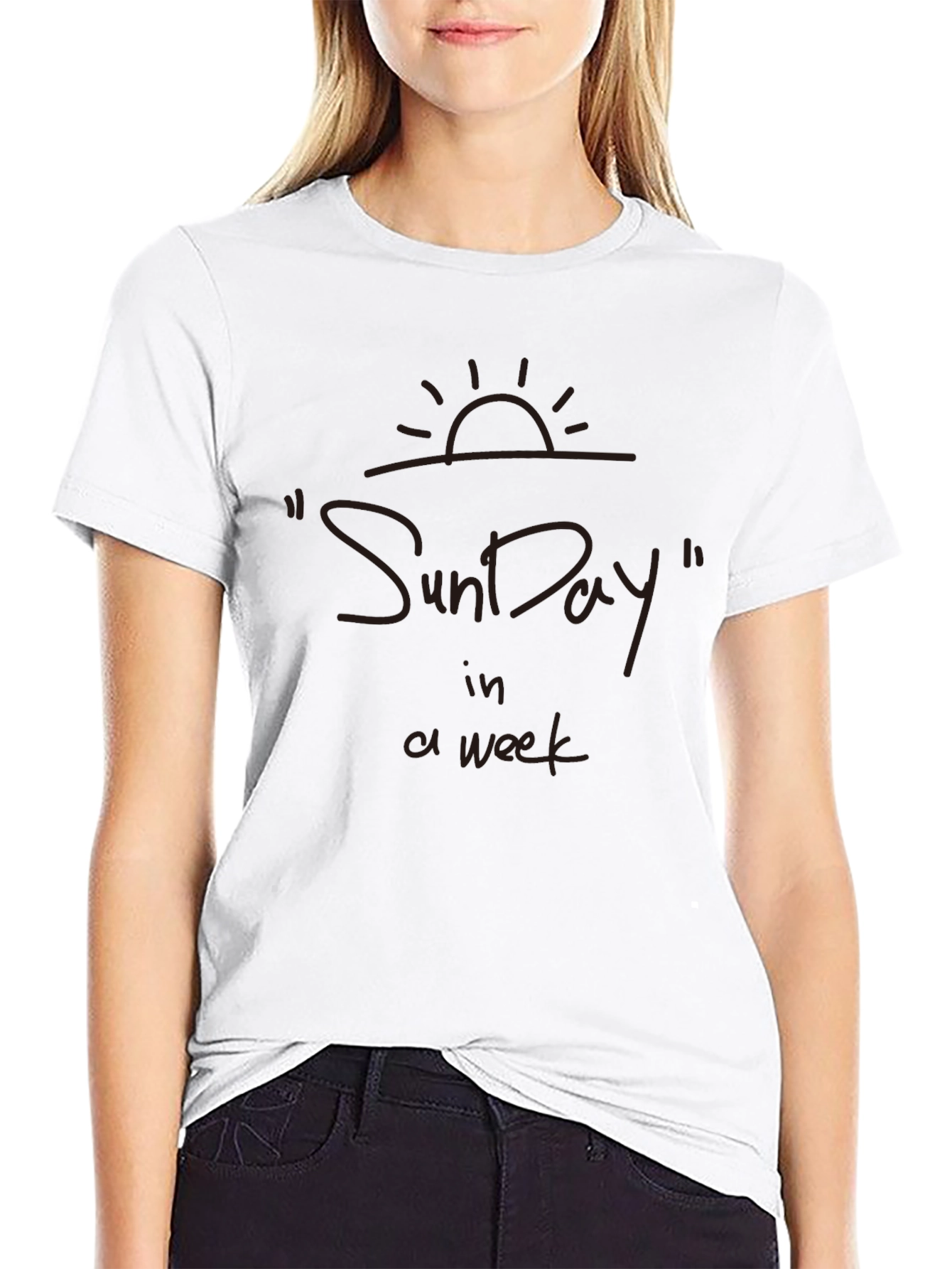 Sunday in a Week Graphic T-Shirt