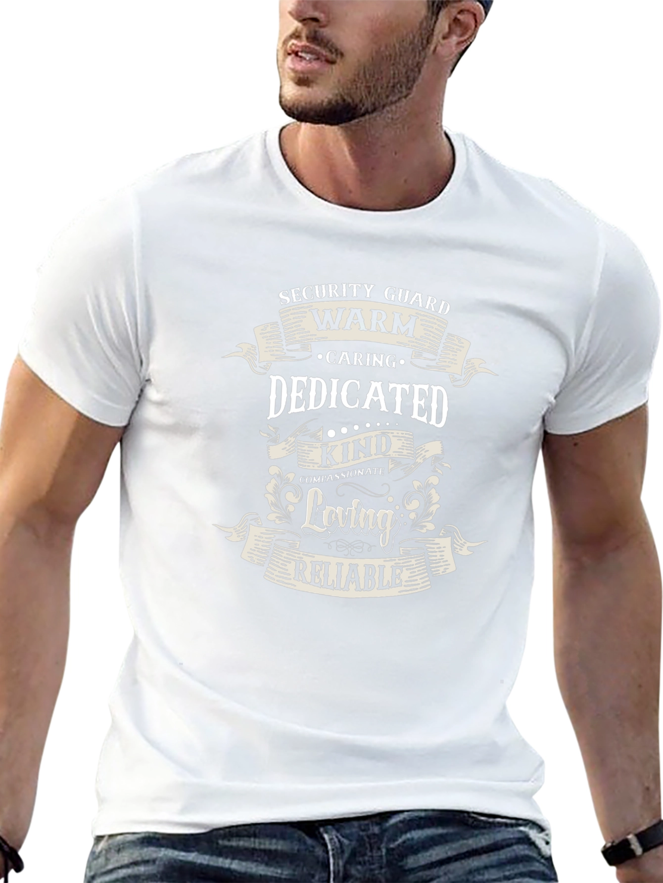 Security Guard - Warm Caring Dedicated - T-Shirt