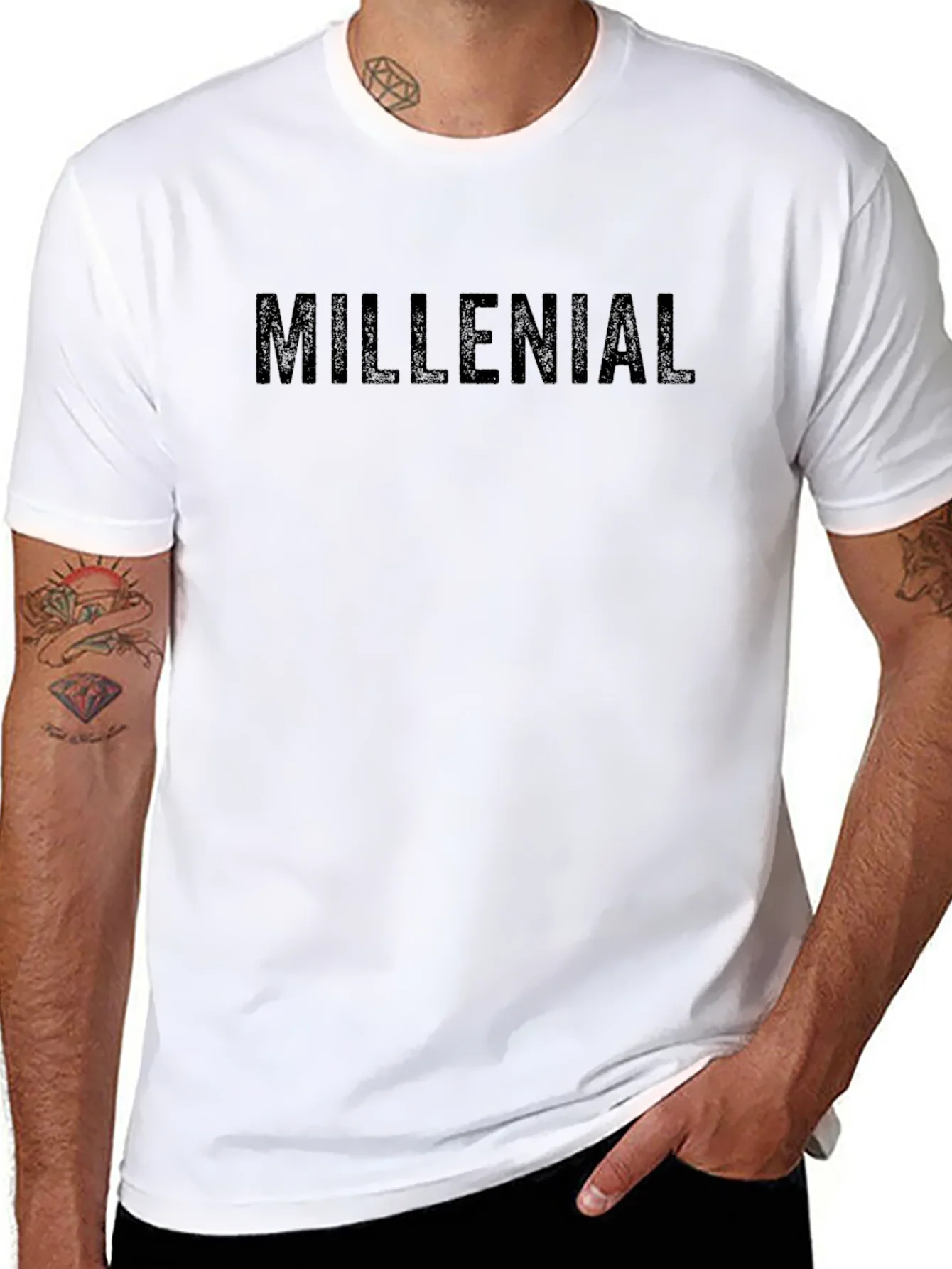 Millennial Graphic T-Shirt - Trendy Casual Wear