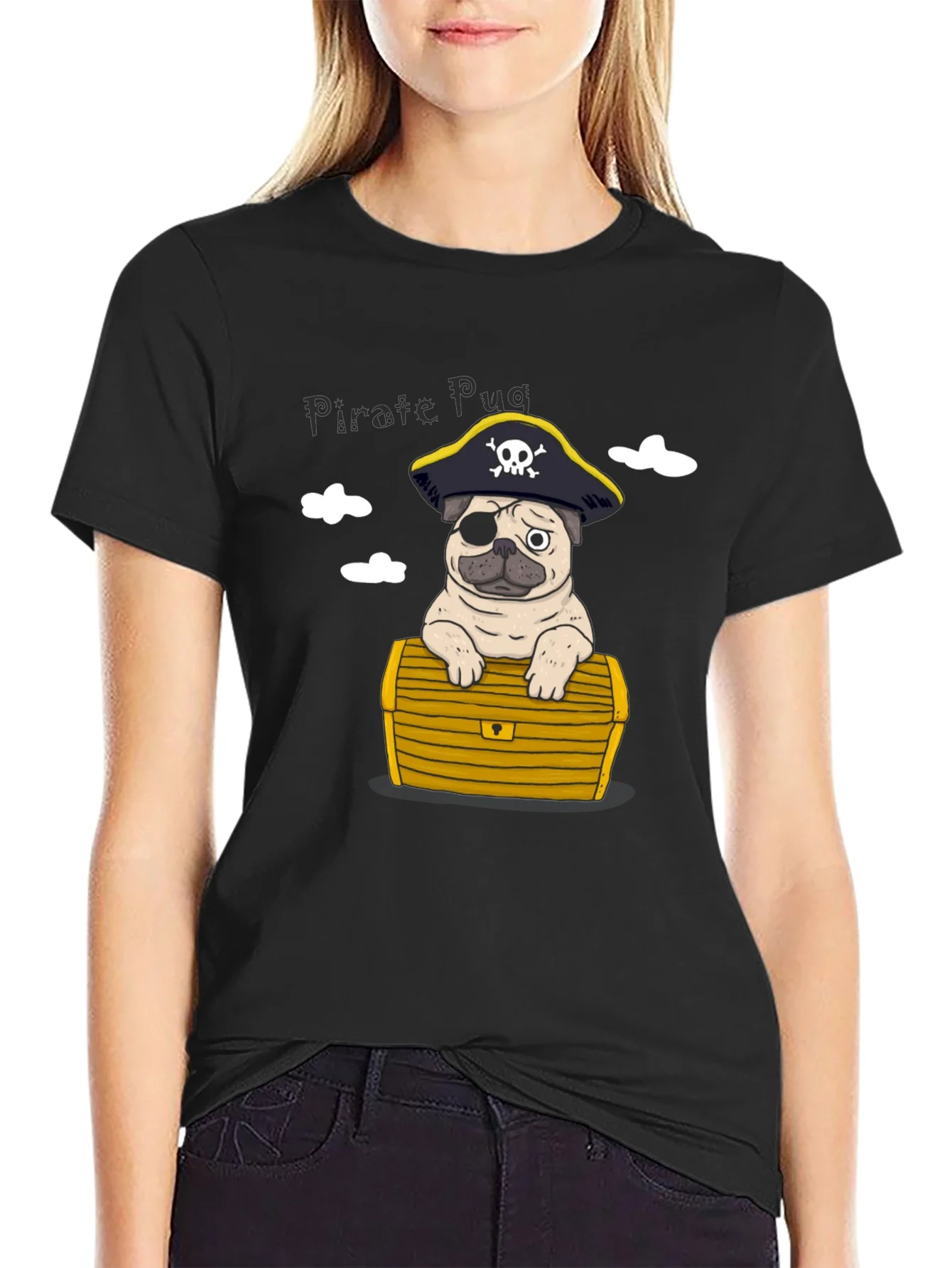 Pirate Pug Graphic Tee