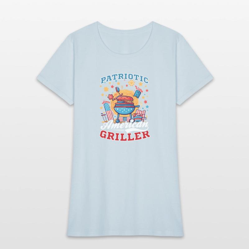 4th Of July BBQ Patriotic American Griller