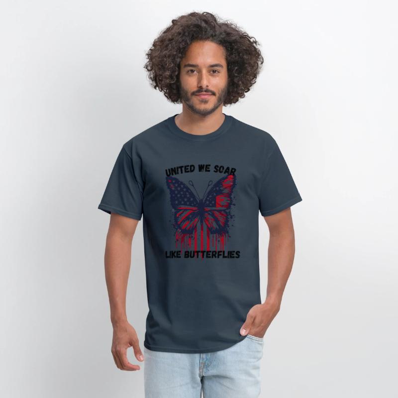 4th of july Patriotic butterfly