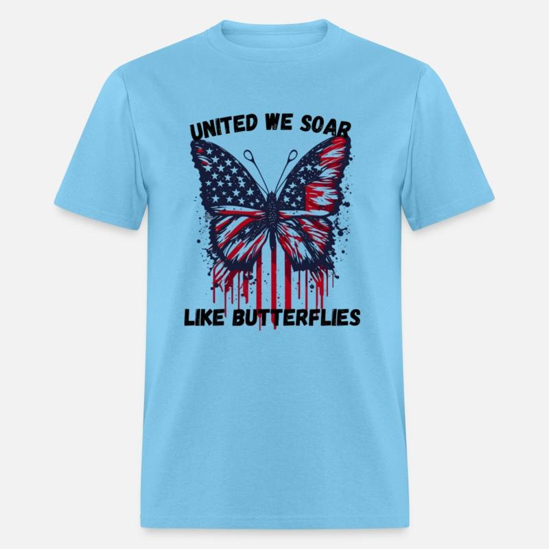 4th of july Patriotic butterfly
