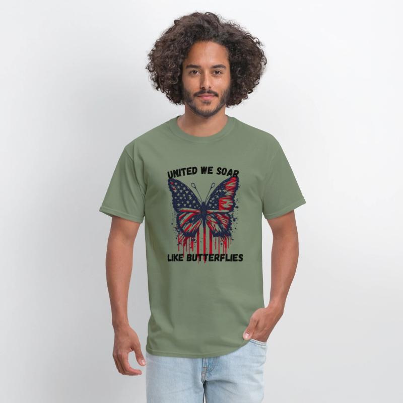 4th of july Patriotic butterfly