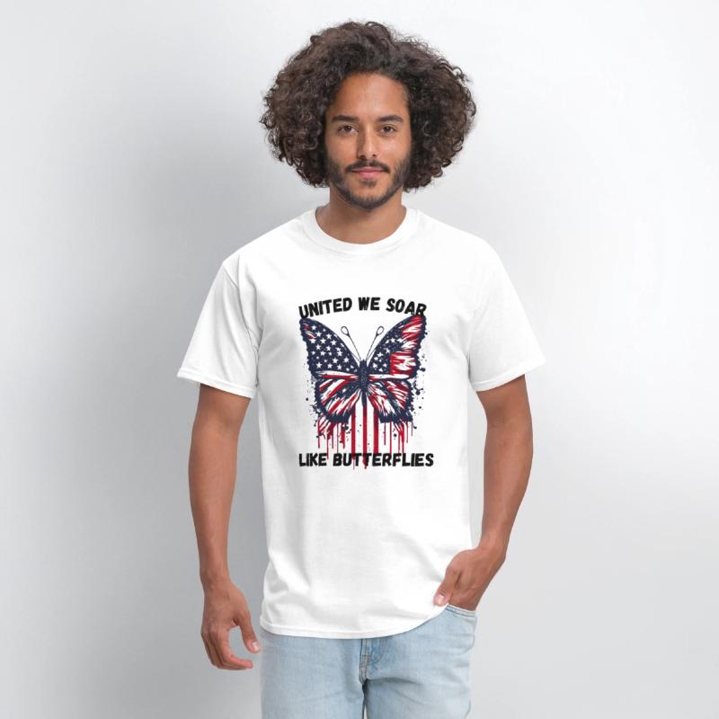 4th of july Patriotic butterfly
