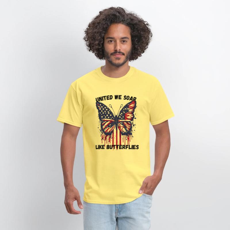 4th of july Patriotic butterfly