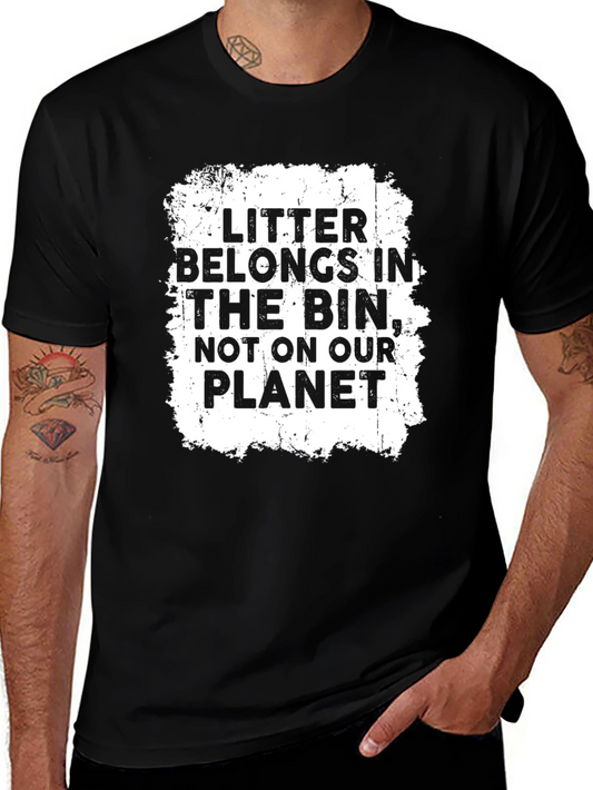 Eco-Friendly Litter Awareness T-Shirt