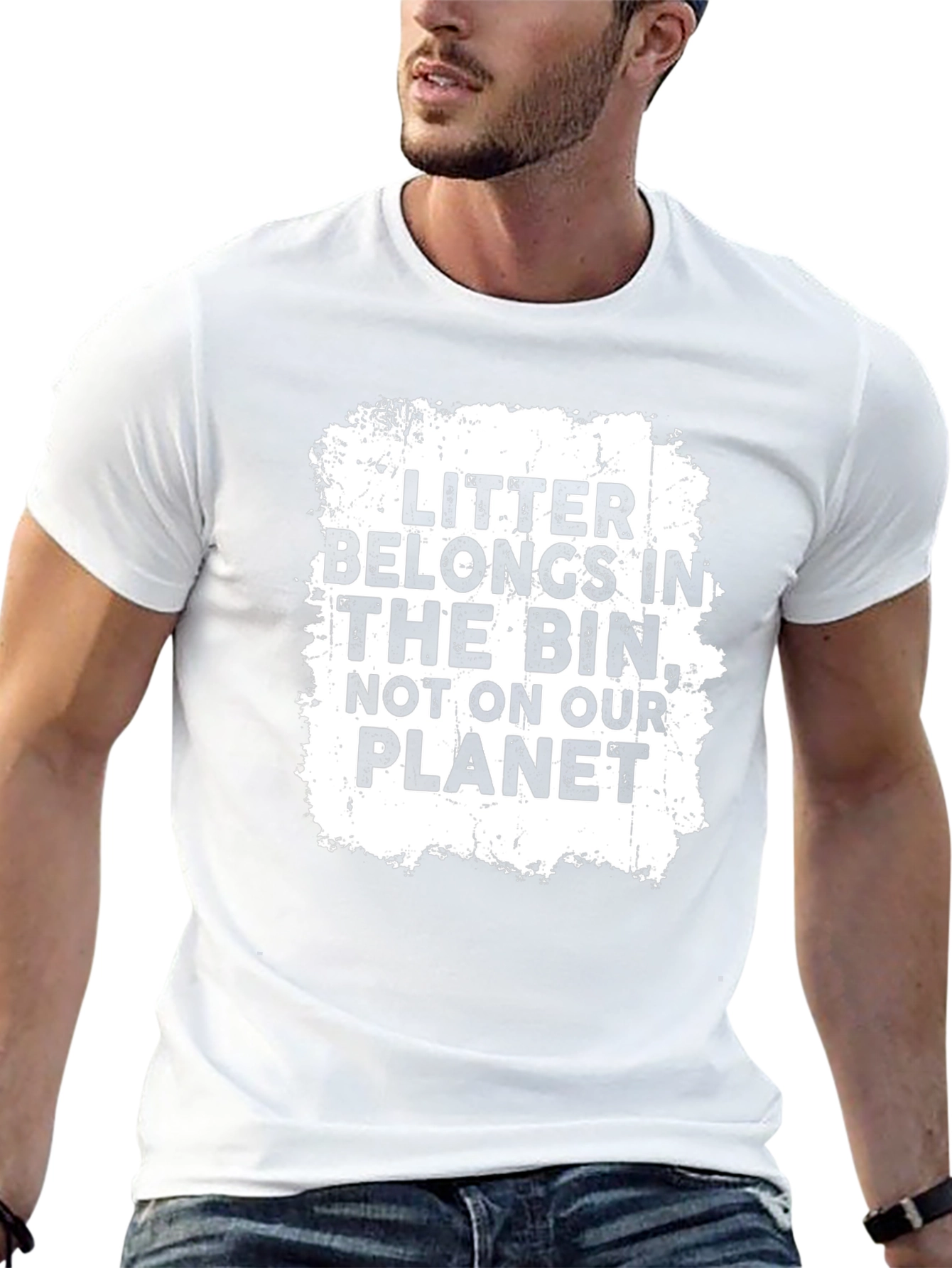 Eco-Friendly Litter Awareness T-Shirt