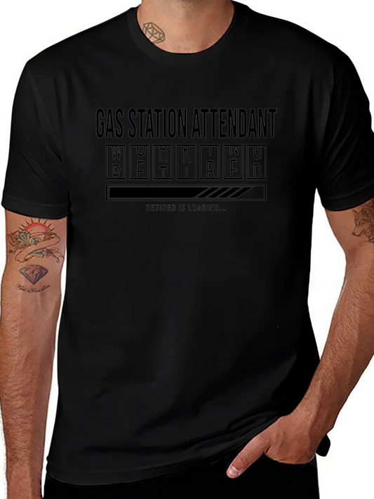 Gas Station Attendant Retirement Loading T-Shirt