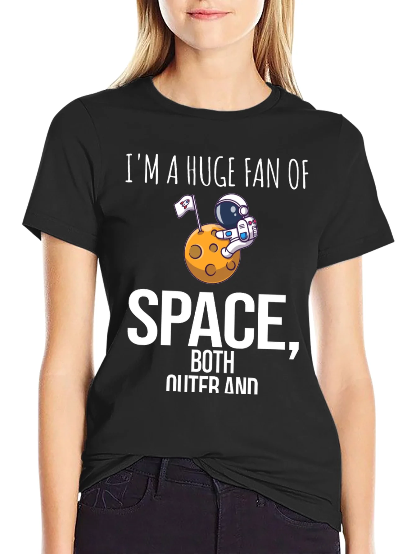 Im A Huge Fan of Space Graphic T-Shirt