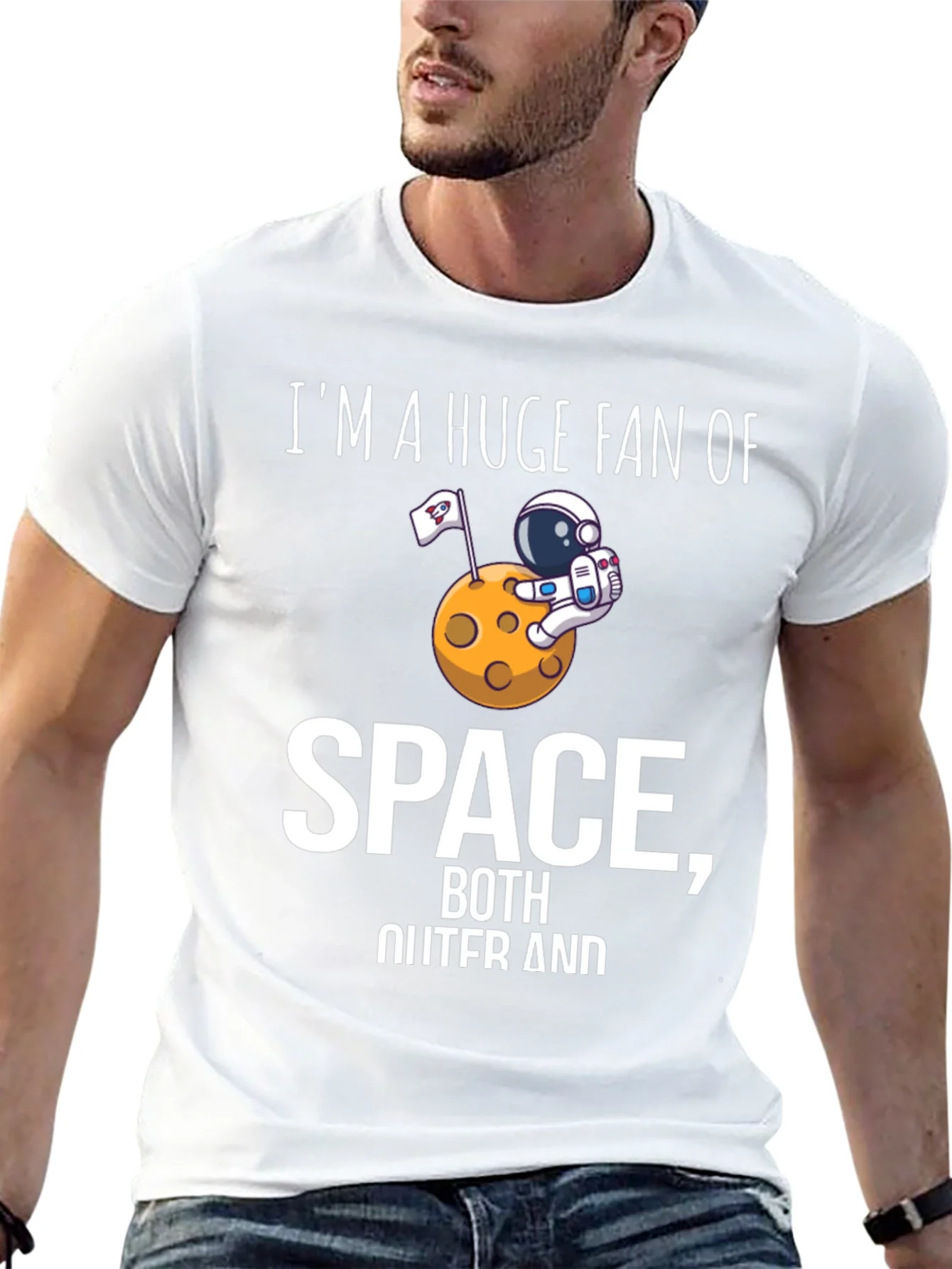 Im A Huge Fan of Space Graphic T-Shirt