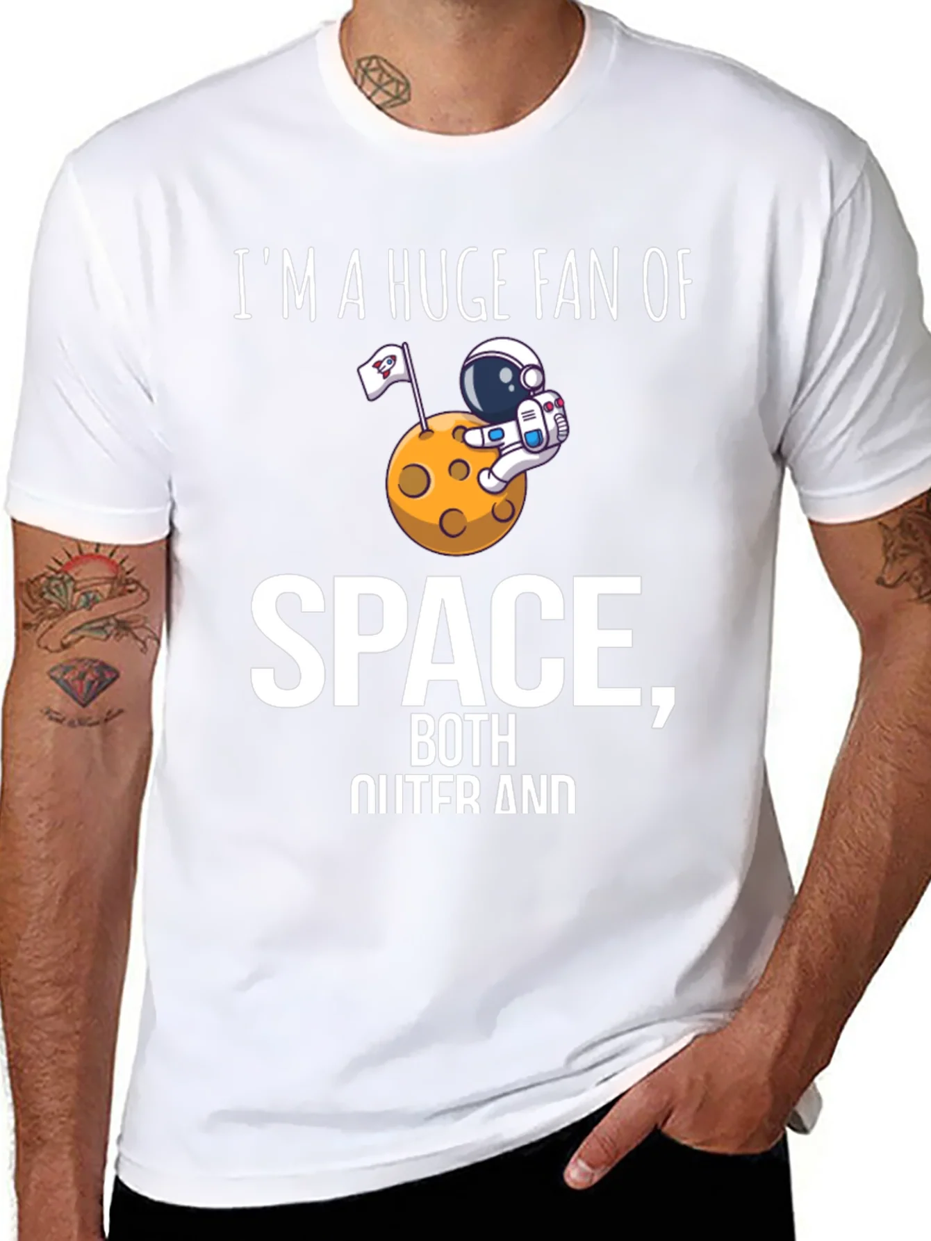 Im A Huge Fan of Space Graphic T-Shirt