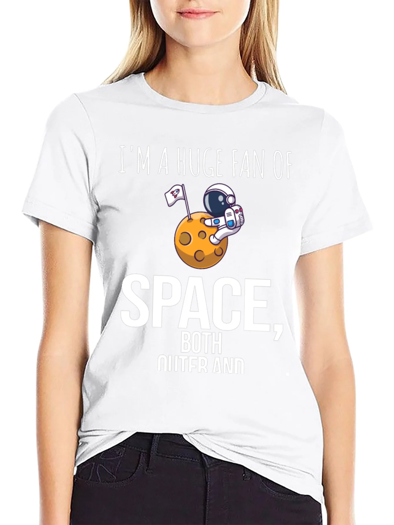 Im A Huge Fan of Space Graphic T-Shirt