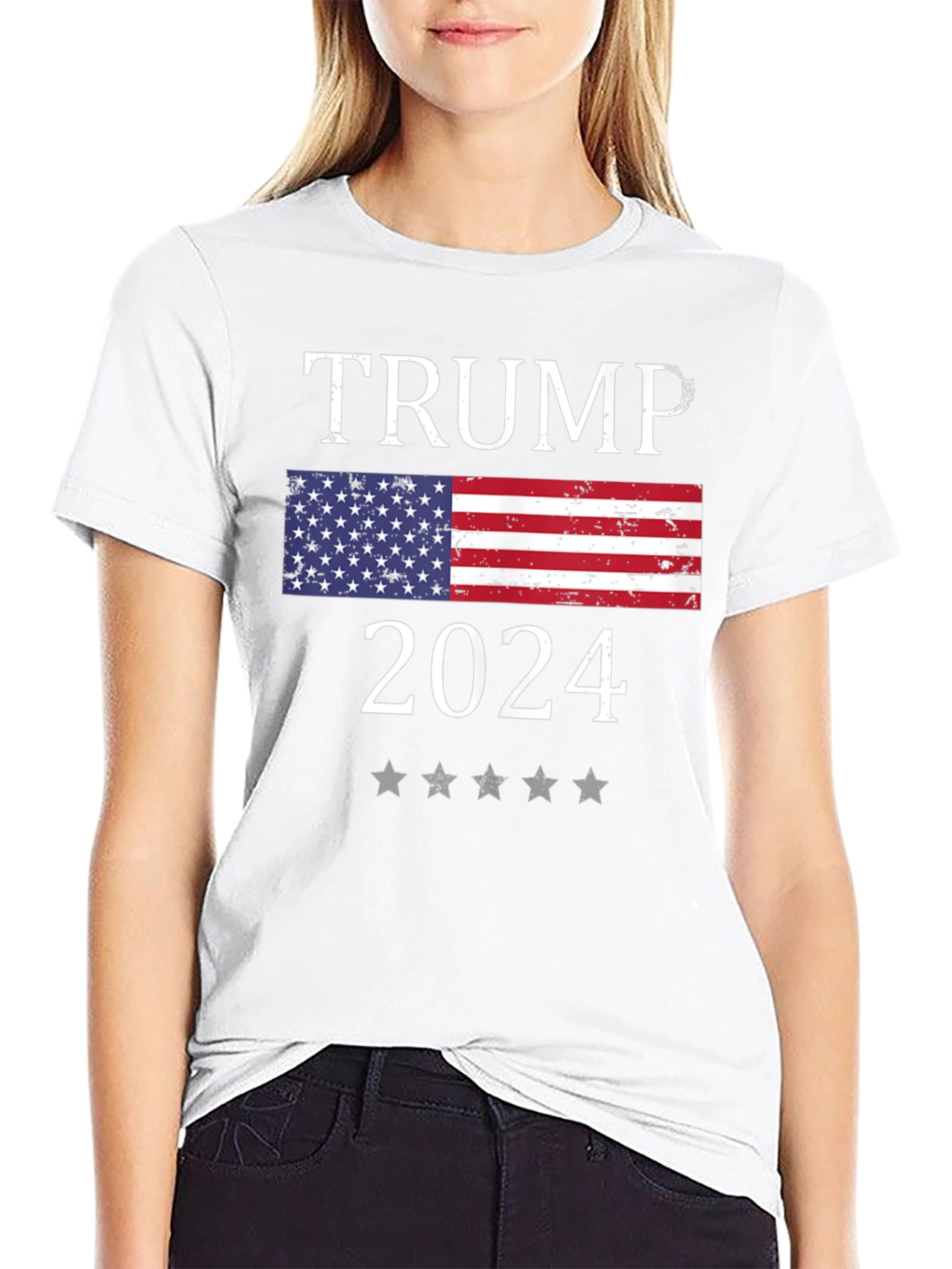 Trump 2024 Patriotic Graphic Tee