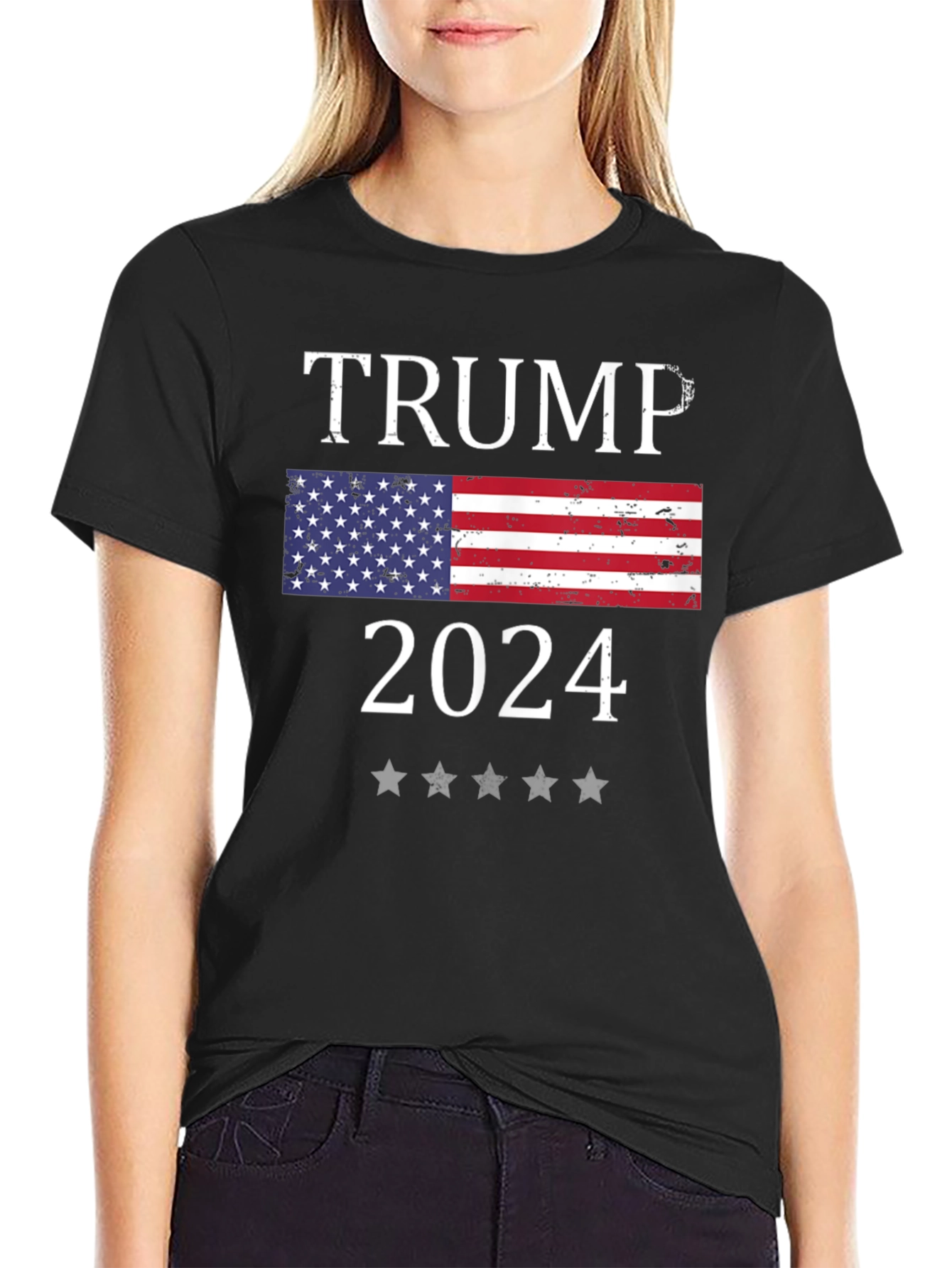Trump 2024 Patriotic Graphic Tee