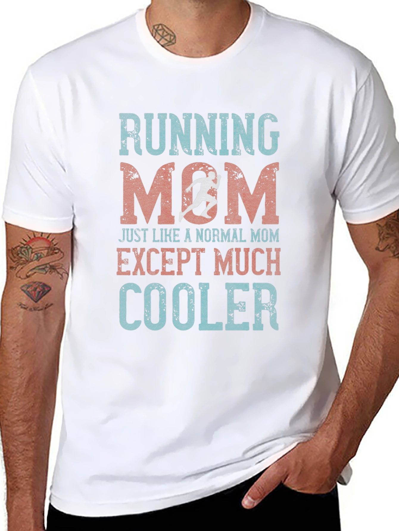Running Mom T-Shirt - Cool Mothers Day Gift
