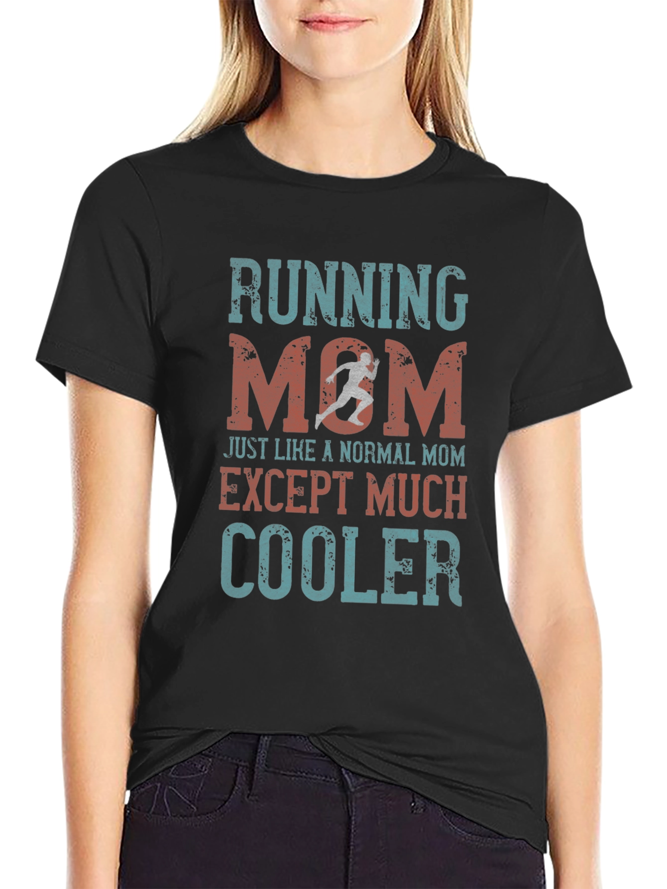 Running Mom T-Shirt - Cool Mothers Day Gift