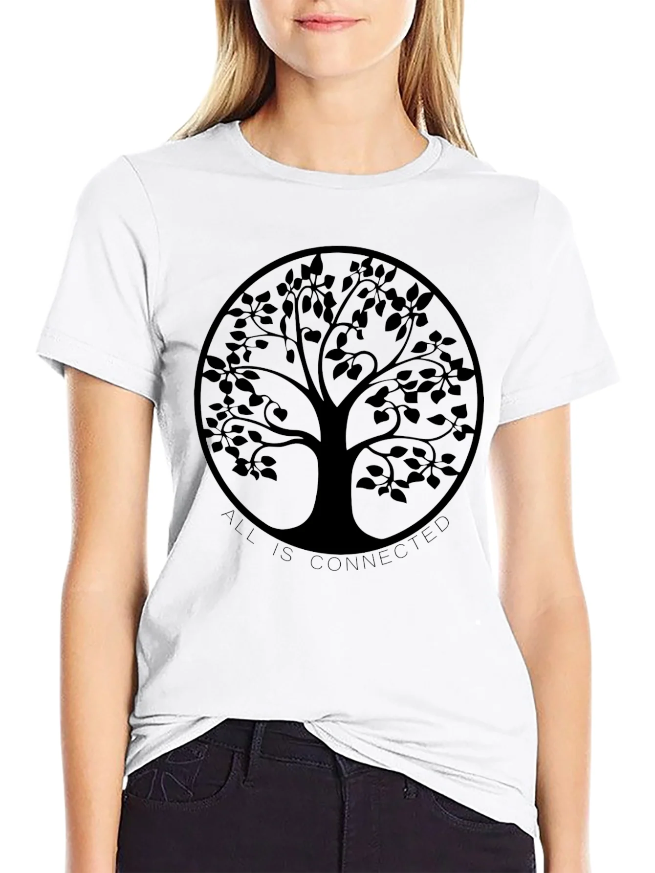Connected Tree Graphic T-Shirt