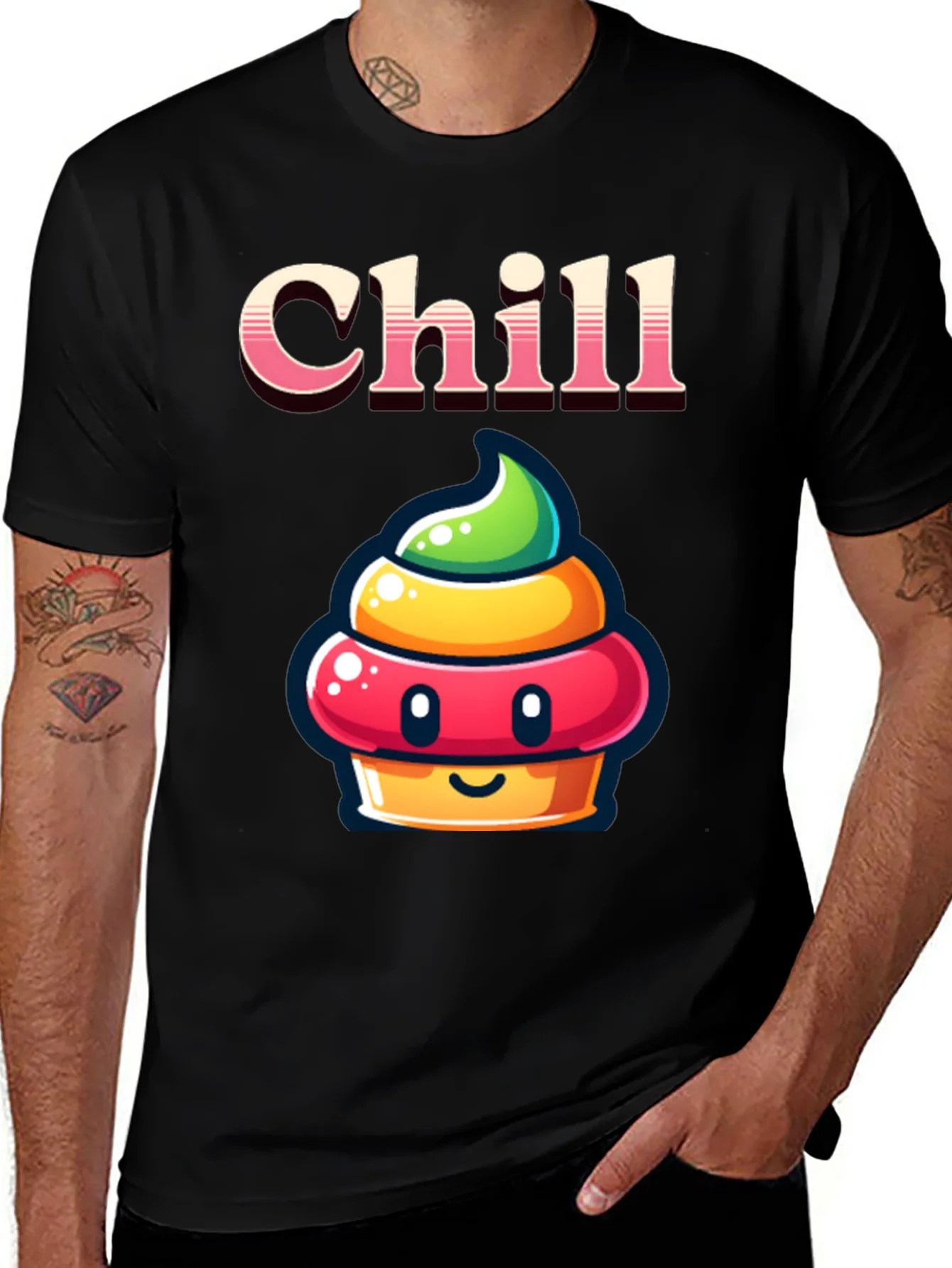 Chill Cupcake T-Shirt - Fun & Unique!