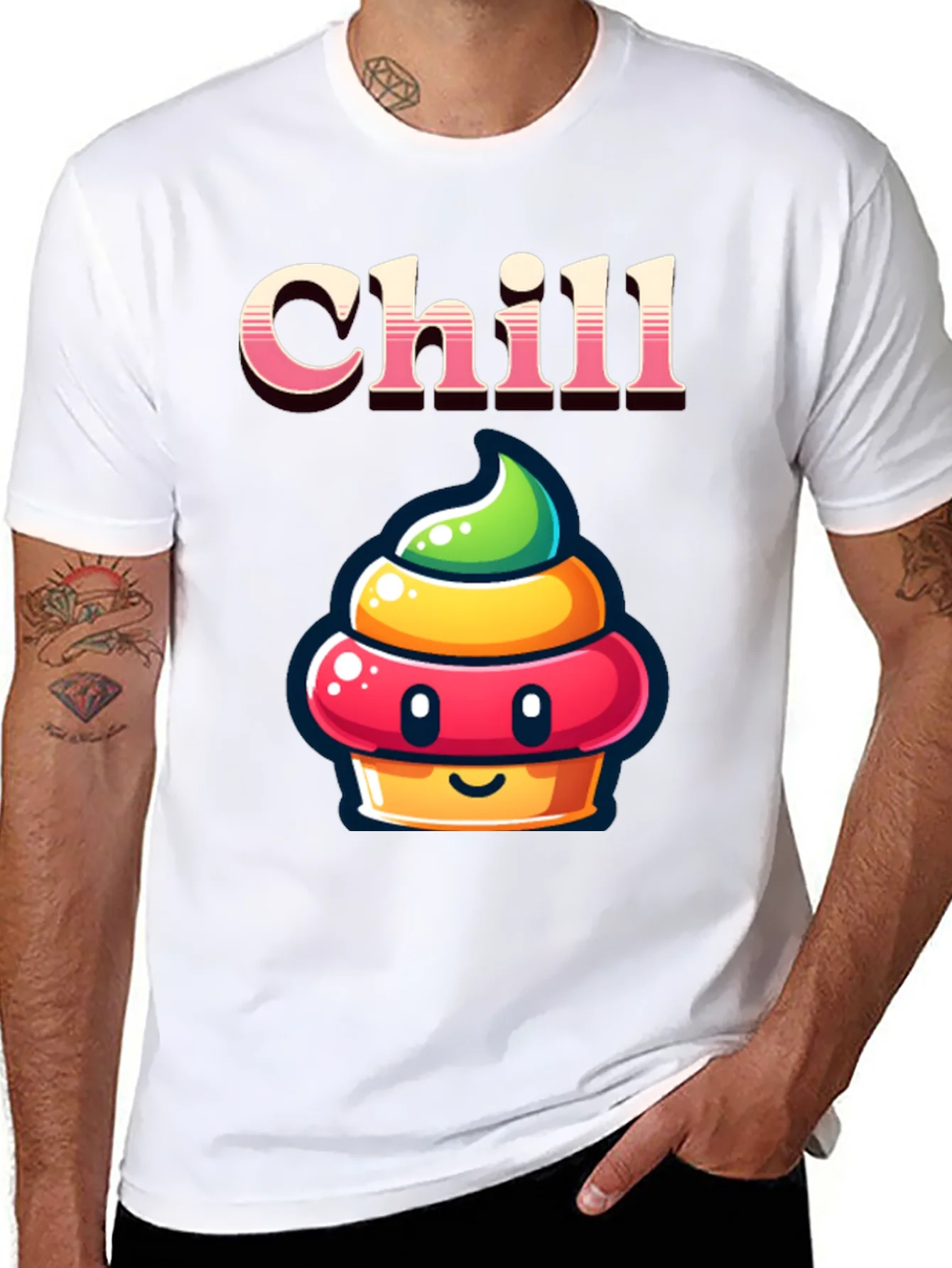 Chill Cupcake T-Shirt - Fun & Unique!