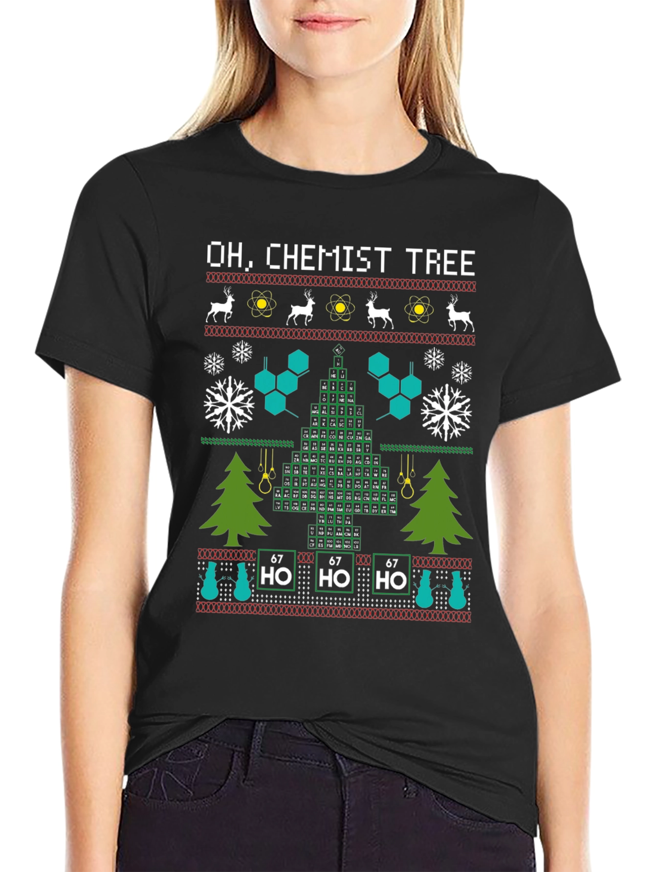 Oh Chemist Tree Holiday T-Shirt